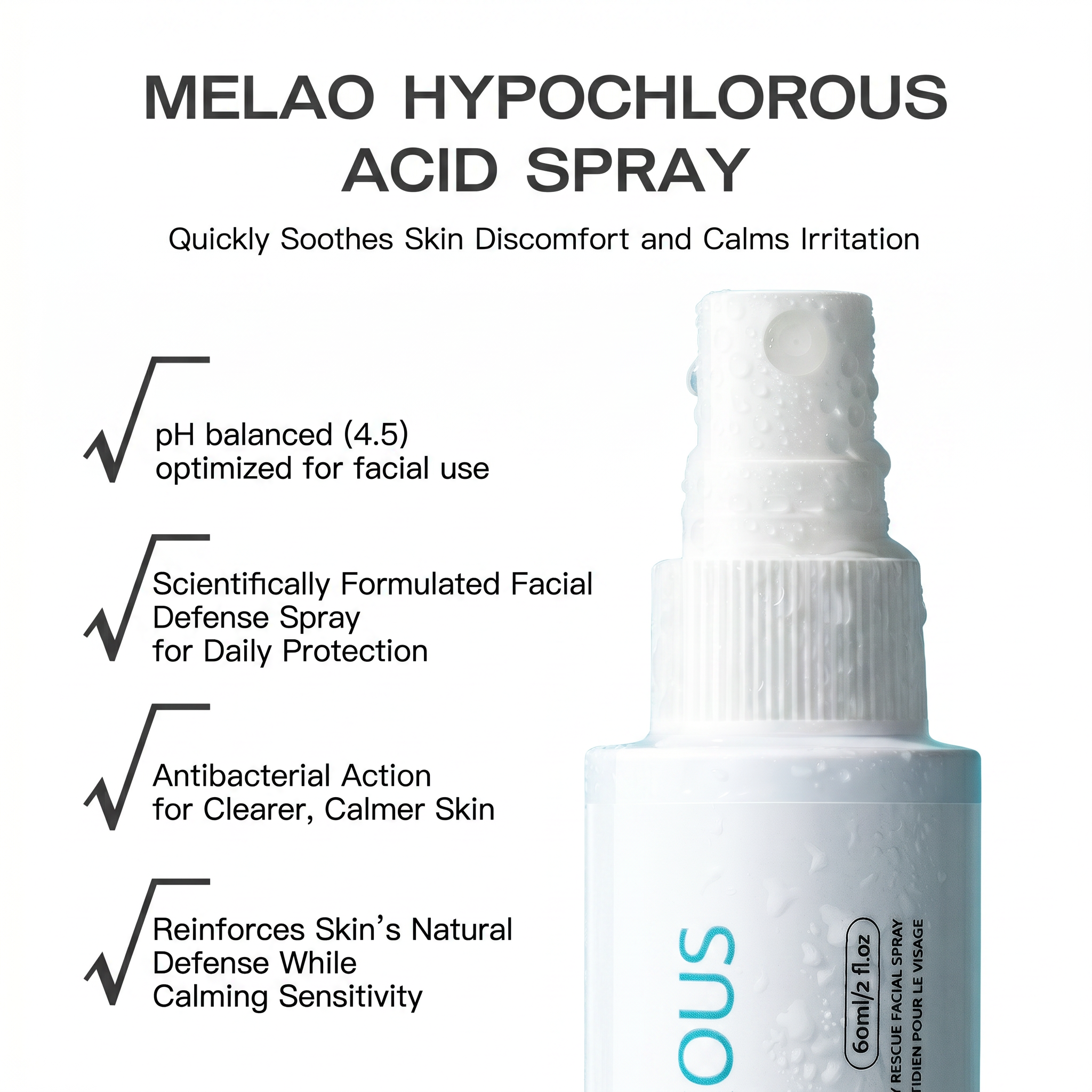 PHOTONIA Hypochlorous Acid Daily Rescue Spray