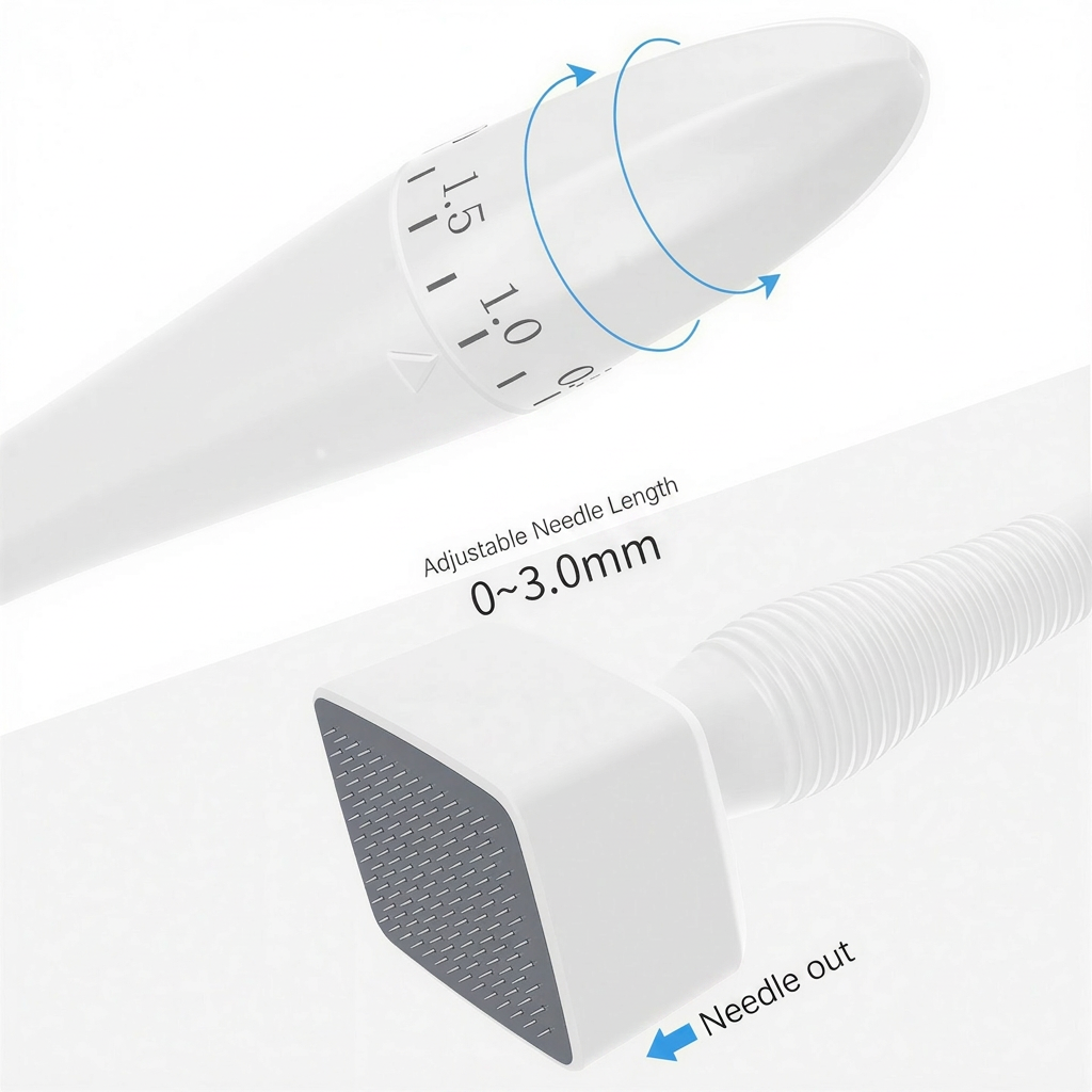 Professional Adjustable Derma Stamp for Hair Growth & Scalp Care