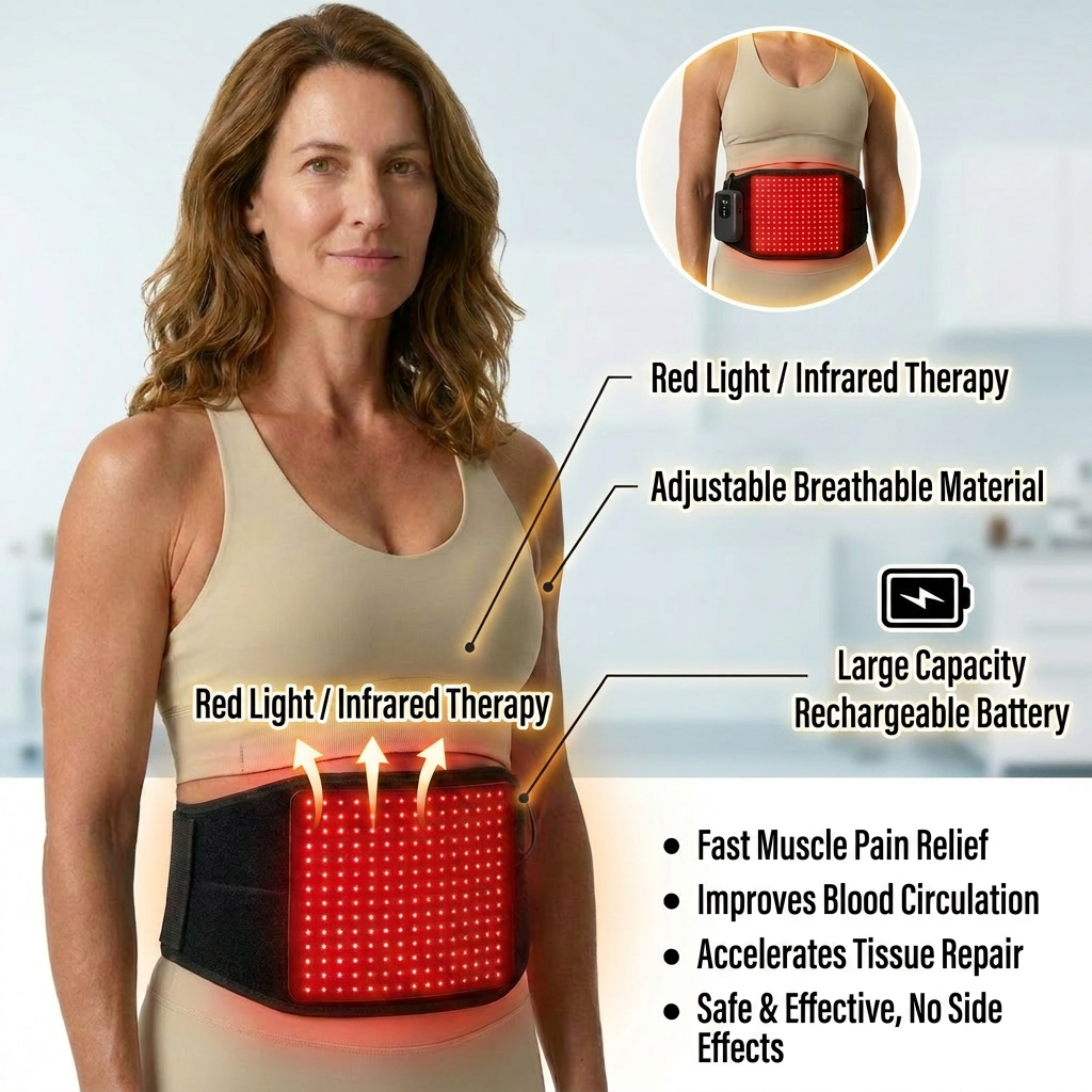 Red Light Therapy Waist Belt